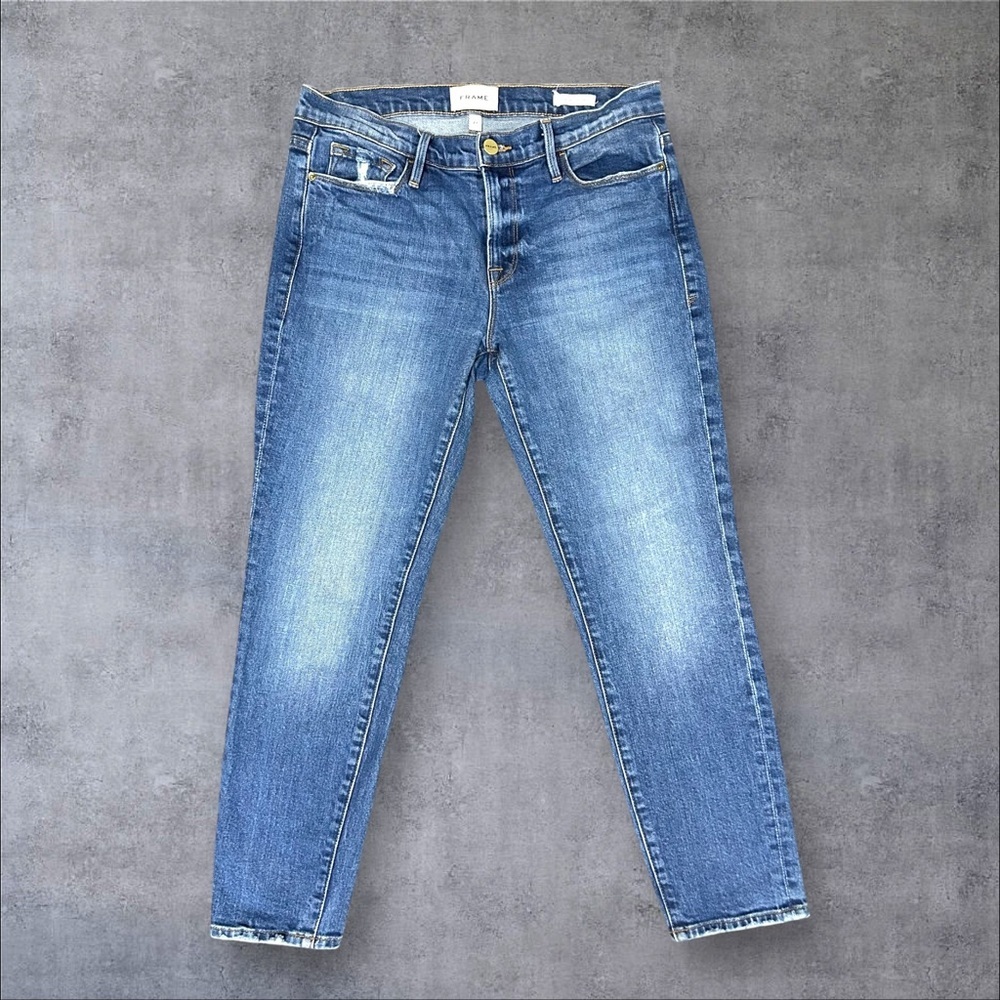 Classic Blue Women's Slim Jeans - Unbranded
